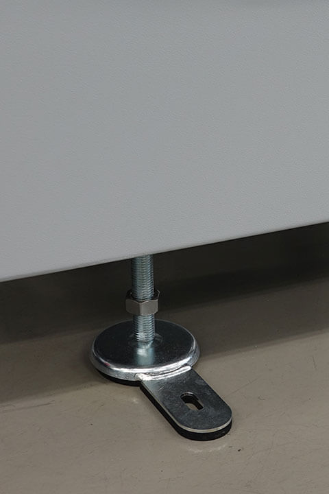 Stellfuss im Einsatz